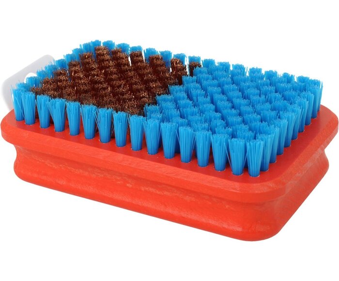 Brosse de fartage combinée nylon/bronze