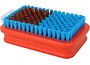 Brosse de fartage combinée nylon/bronze