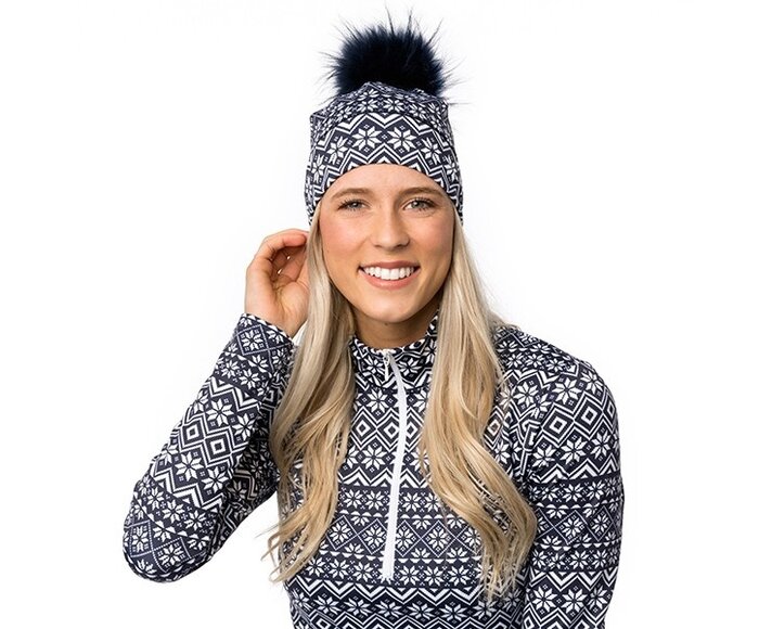 Tuque Chamonix à Pompon