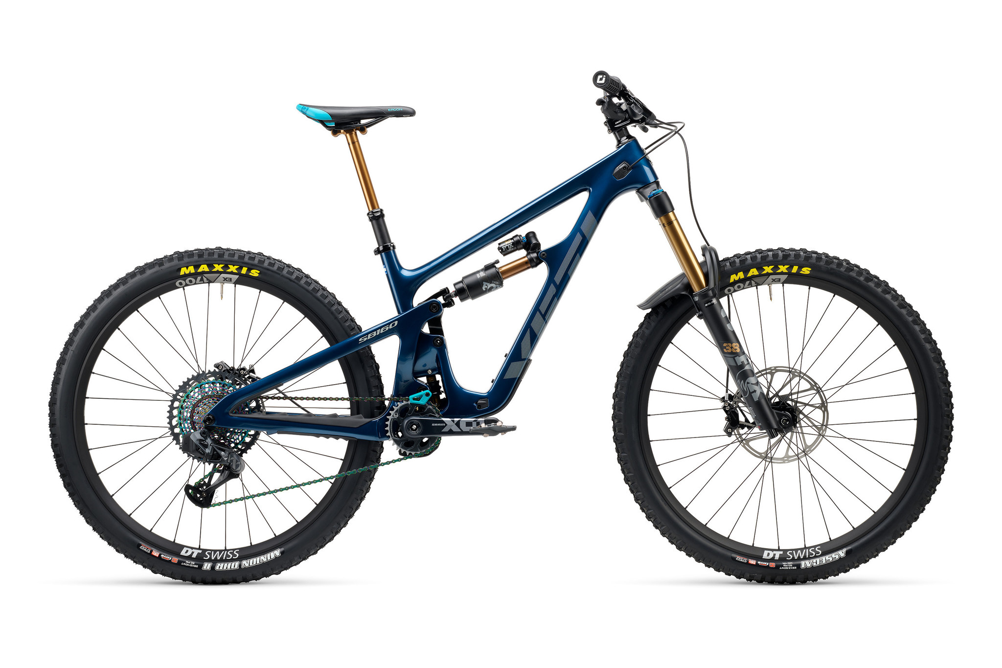 Yeti SB160 T4 2023 Velo montagne Enduro double suspension Mathieu Performance