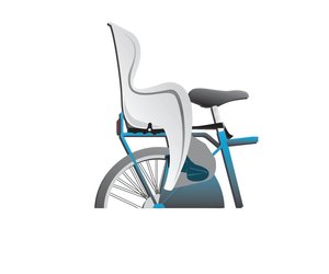 Siège Vélo Enfant Avant, Montage Sur Cadre – Gris, Charge Max 15 Kg