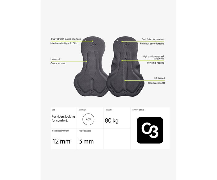 Core Endur - Jupe-short vélo Femme