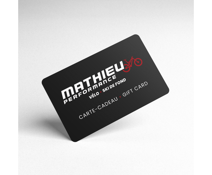 Carte-cadeau Mathieu Performance