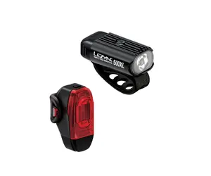 LED Ensemble d'éclairage de vélo Kit lumière de vélo USB Rechargeable