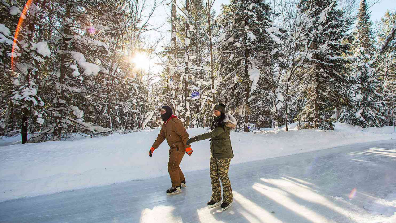 Patiner dans des décors magiques