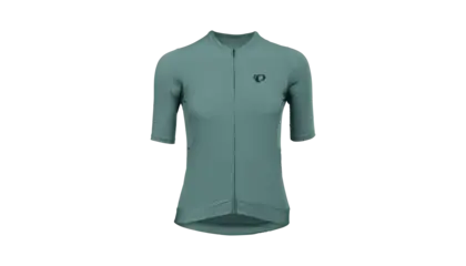 Maillot Cyclisme Femme Pearl Izumi Impact – Marron, Taille L, Manches Courtes, Zip Quart