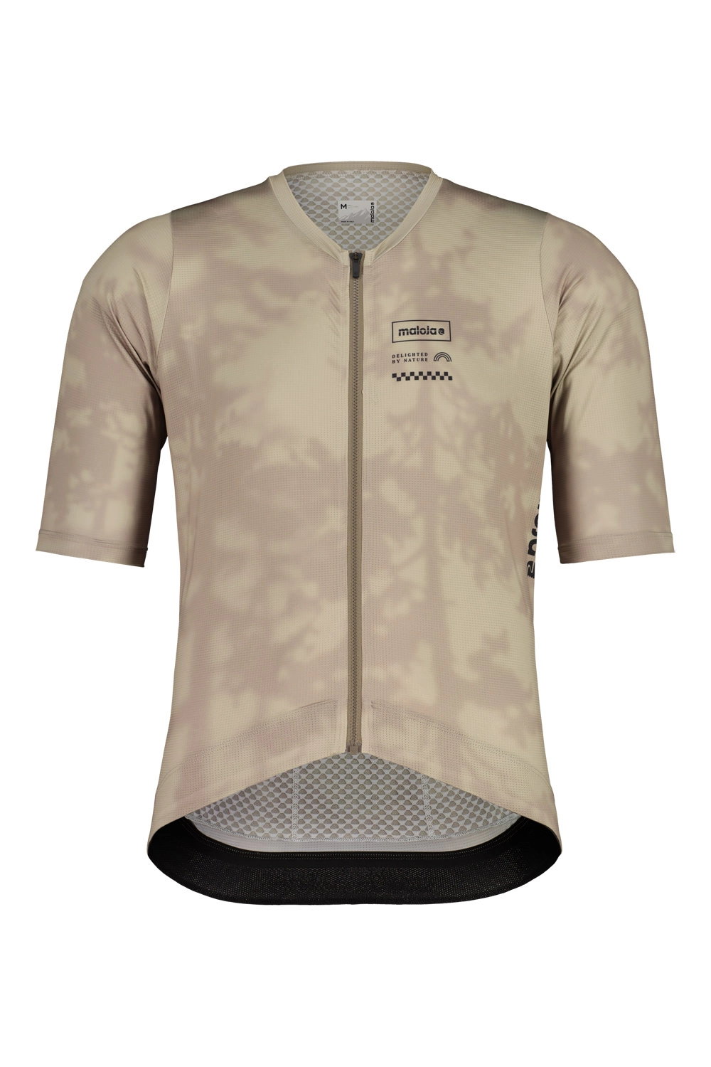 Maillot Cycliste Maloja Manches Courtes - Gris Imprimé Animal - Taille M