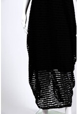 Alembika Perforated Cowl Neck Dress