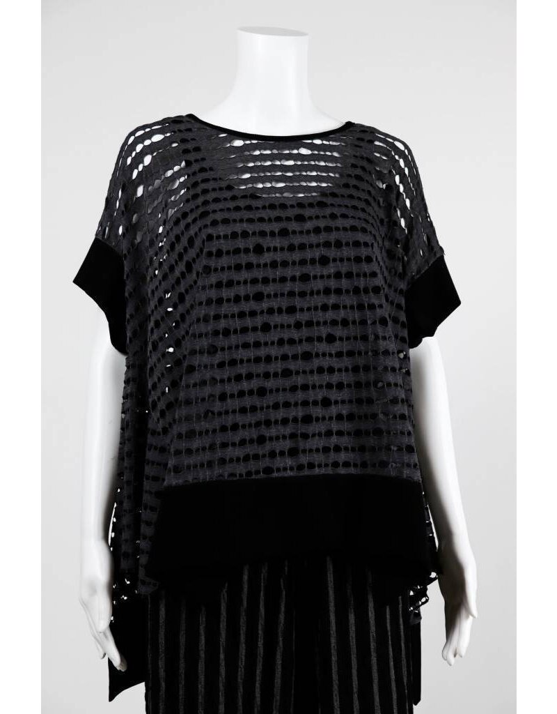 Alembika Perforated Short Sleeve Big Tee