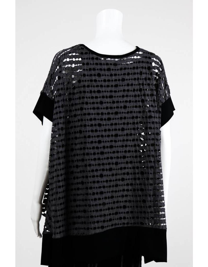 Alembika Perforated Short Sleeve Big Tee