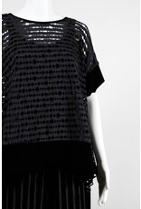 Alembika Perforated Short Sleeve Big Tee