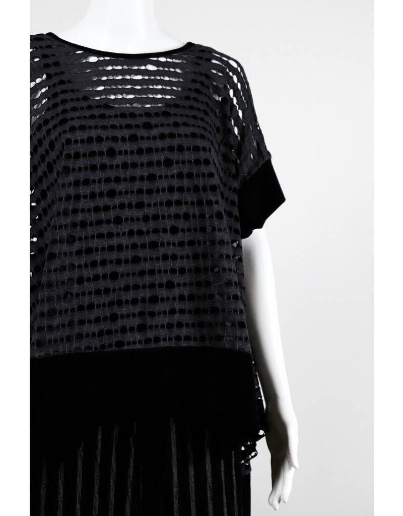 Alembika Perforated Short Sleeve Big Tee