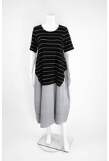 Alembika Sleeveless Mixed Stripe Dress