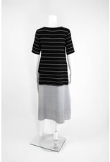 Alembika Sleeveless Mixed Stripe Dress