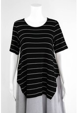 Alembika Sleeveless Mixed Stripe Dress