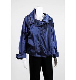 Alembika Button Front Cowl Neck Jacket