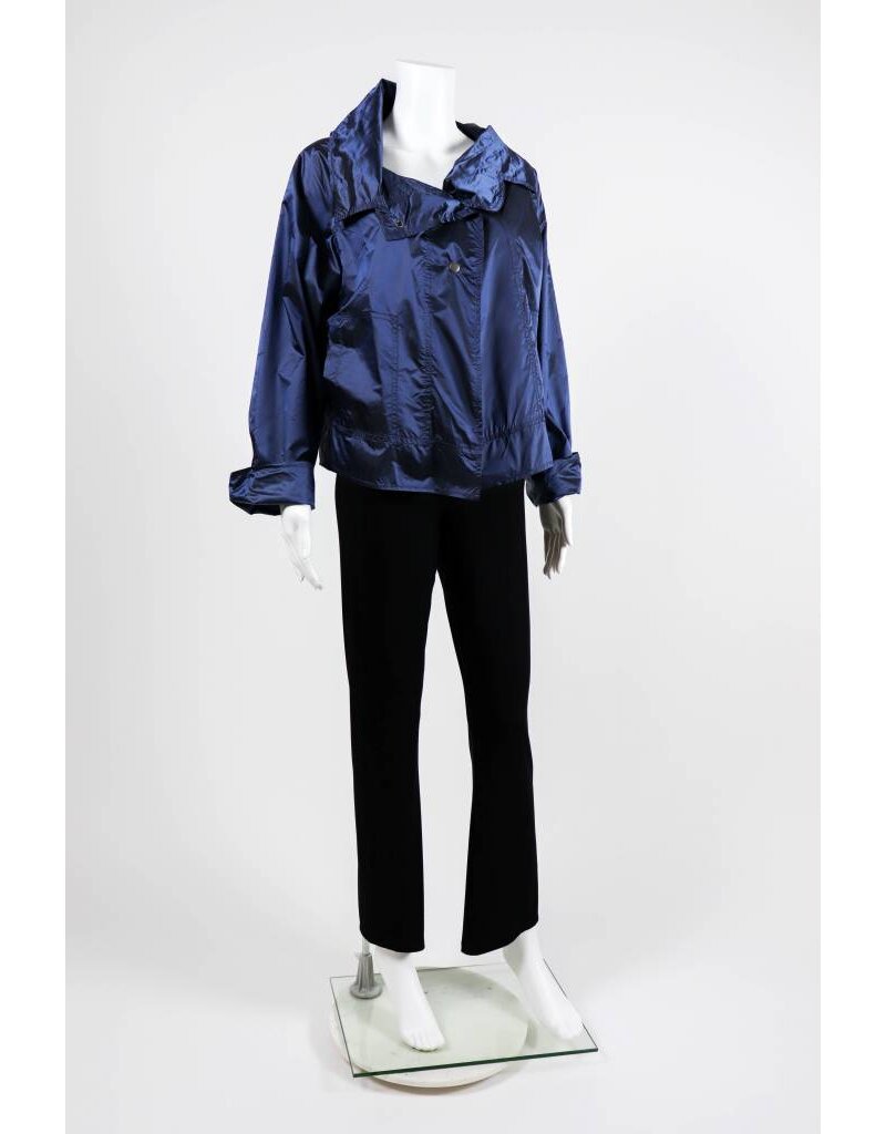 Alembika Button Front Cowl Neck Jacket