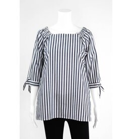 Inae Collection Poplin Tie Sleeve Tunic
