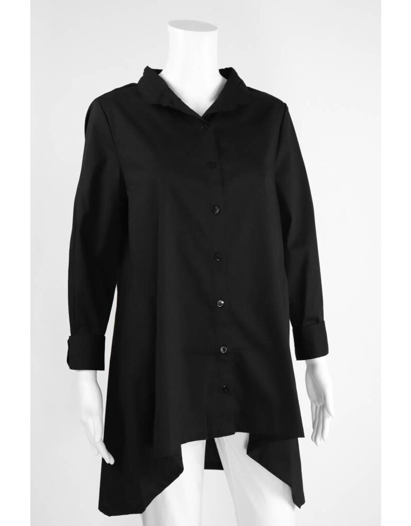 Inae Collection Mandarin Collar Shirt