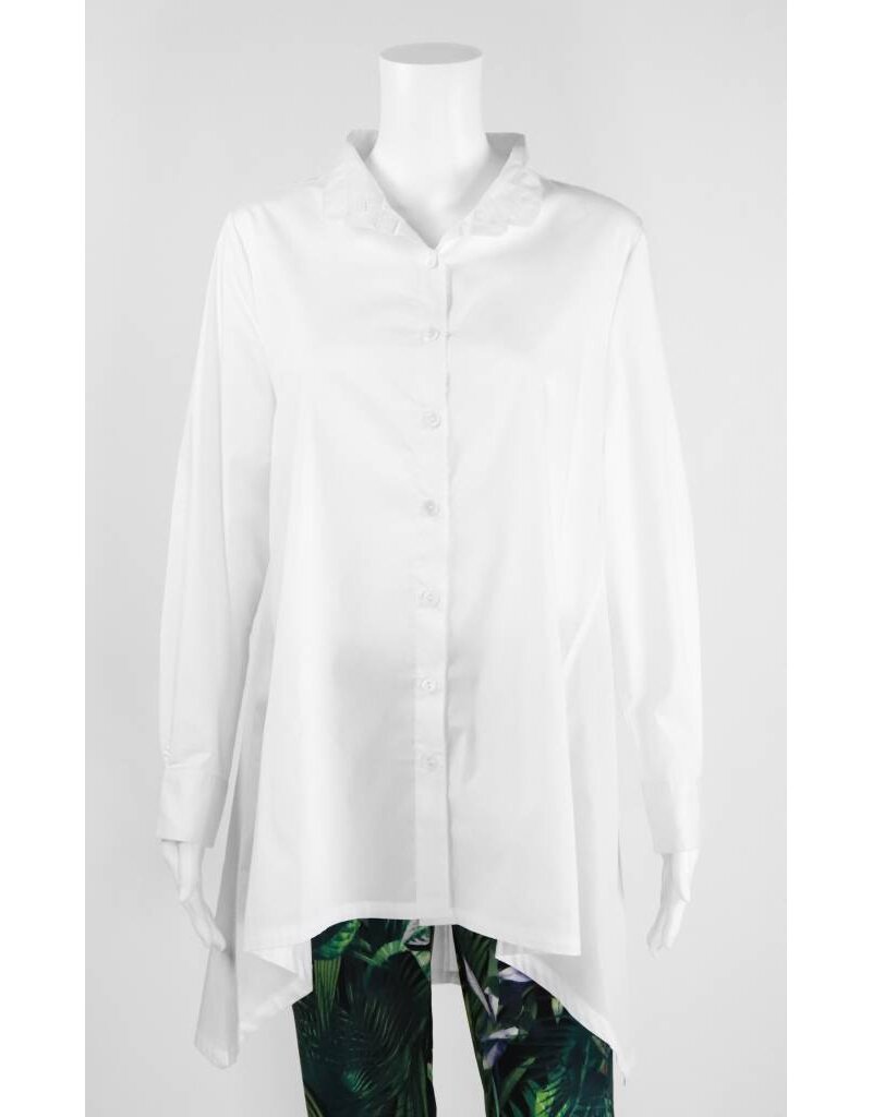 Inae Collection Mandarin Collar Shirt