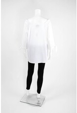 Inae Collection Poplin Tie Sleeve Tunic Solid