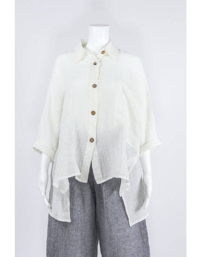 Luukaa Woven Button Blouse