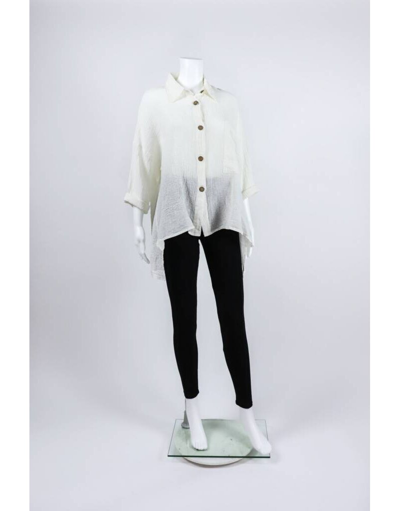 Luukaa Woven Button Blouse