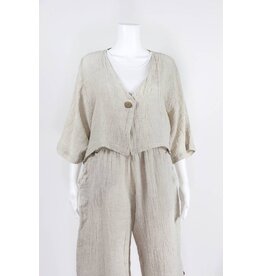 Luukaa Woven Cropped Jacket