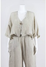 Luukaa Woven Cropped Jacket