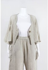 Luukaa Woven Cropped Jacket