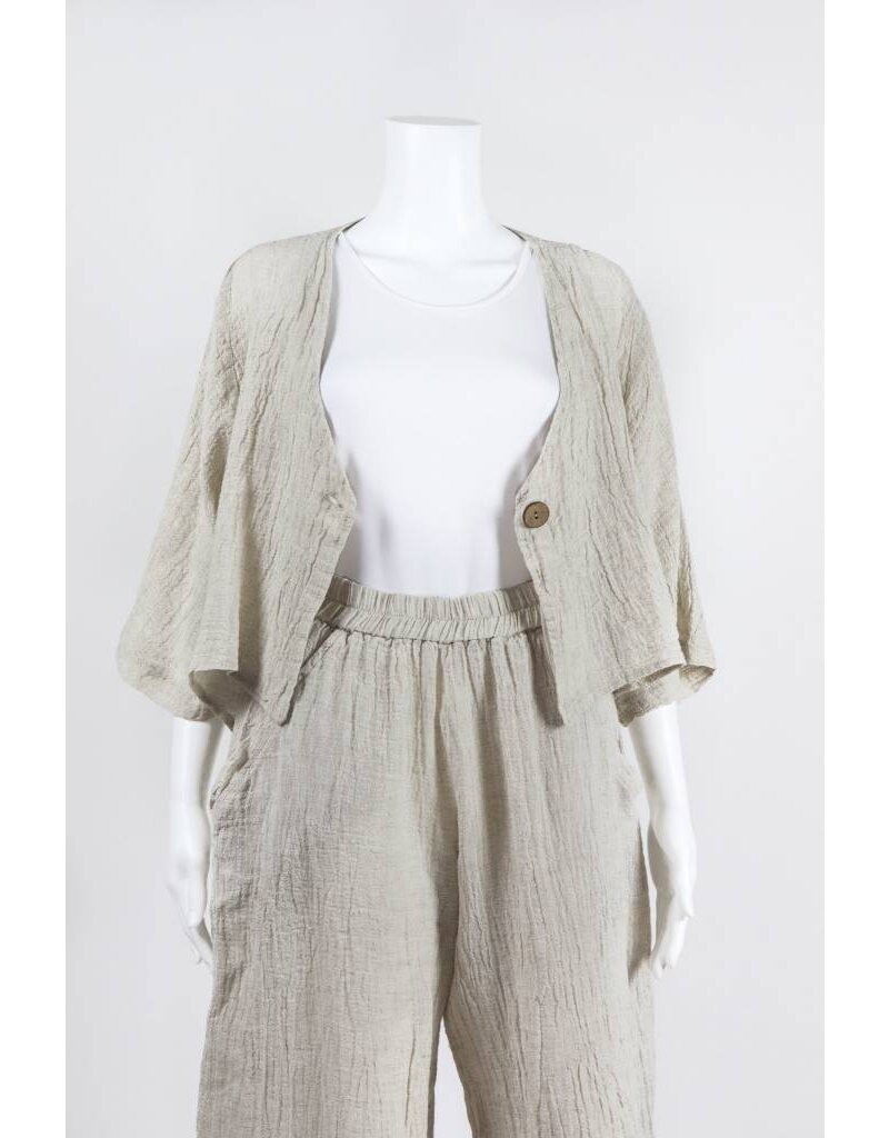 Luukaa Woven Cropped Jacket