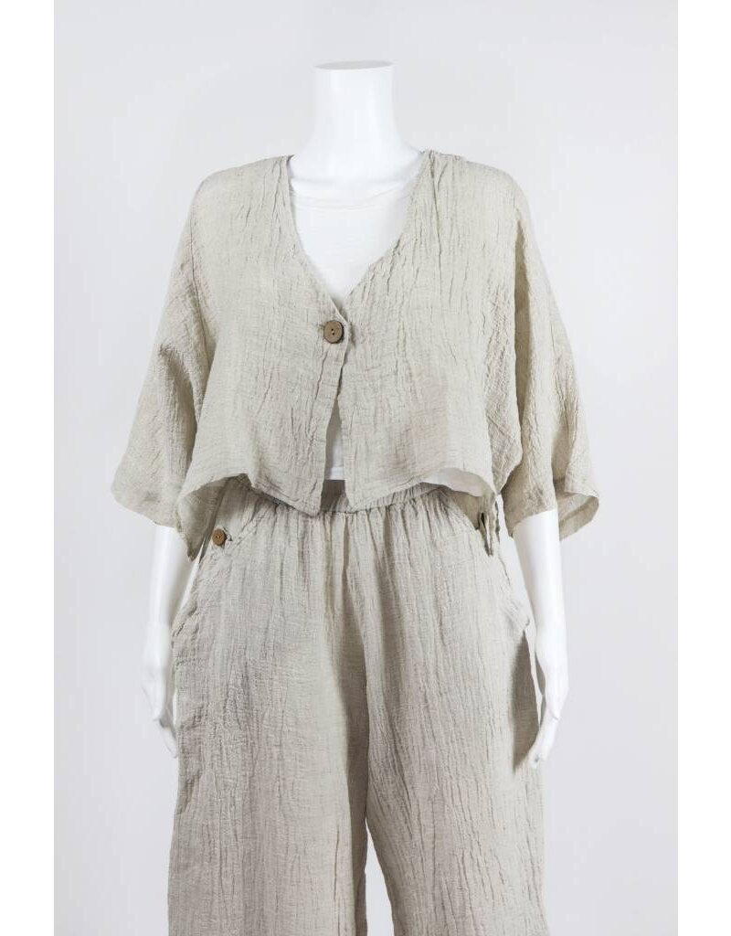 Luukaa Woven Cropped Jacket