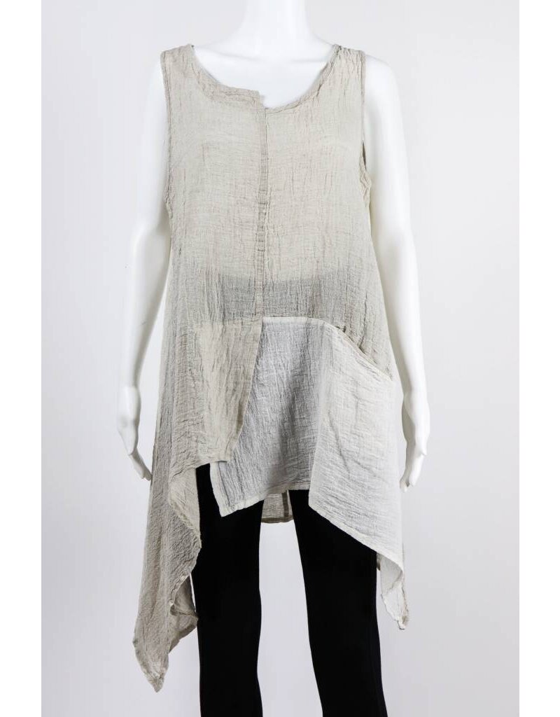 Luukaa Woven Two Tone Tunic