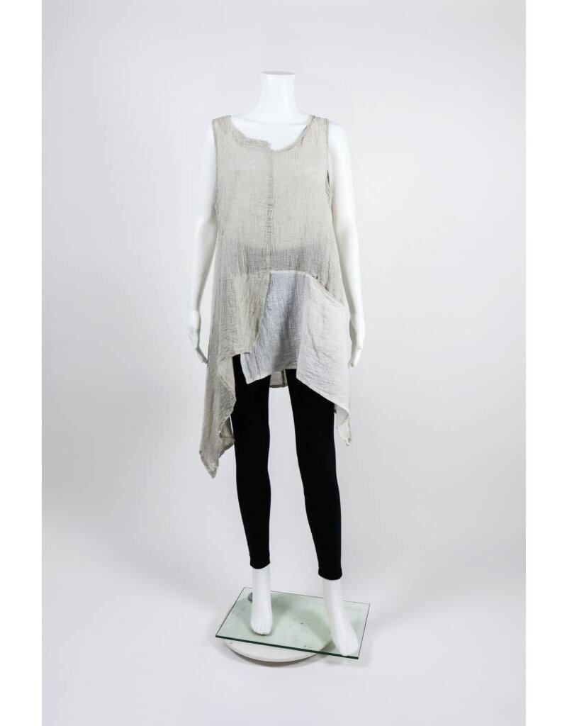 Luukaa Woven Two Tone Tunic