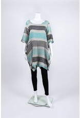 Luukaa Woven Short Sleeve Stripe Dress