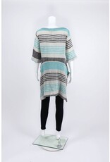Luukaa Woven Short Sleeve Stripe Dress