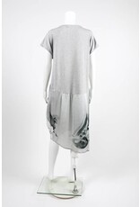 Alembika Short Sleeve Cotton Silk Floral Calia Dress