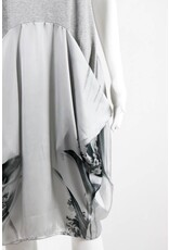 Alembika Short Sleeve Cotton Silk Floral Calia Dress