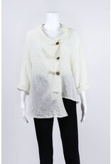 Luukaa Woven Asymmetrical Button Down Jacket