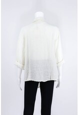 Luukaa Woven Asymmetrical Button Down Jacket