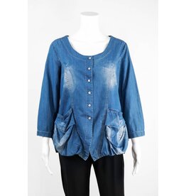 Alembika Scoop Neck Jacket