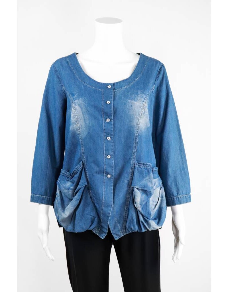 Alembika Scoop Neck Jacket