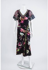 Byron Lars Beauty Mark Mavo V Neck Zipper Dress