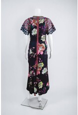 Byron Lars Beauty Mark Mavo V Neck Zipper Dress