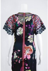 Byron Lars Beauty Mark Mavo V Neck Zipper Dress