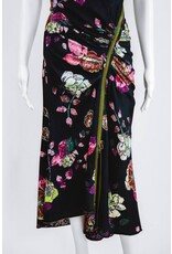 Byron Lars Beauty Mark Mavo V Neck Zipper Dress