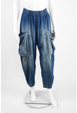 Alembika Full Crop Pant With Patch Pocket