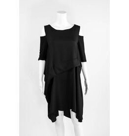 Comfy USA Cold Shoulder Dress