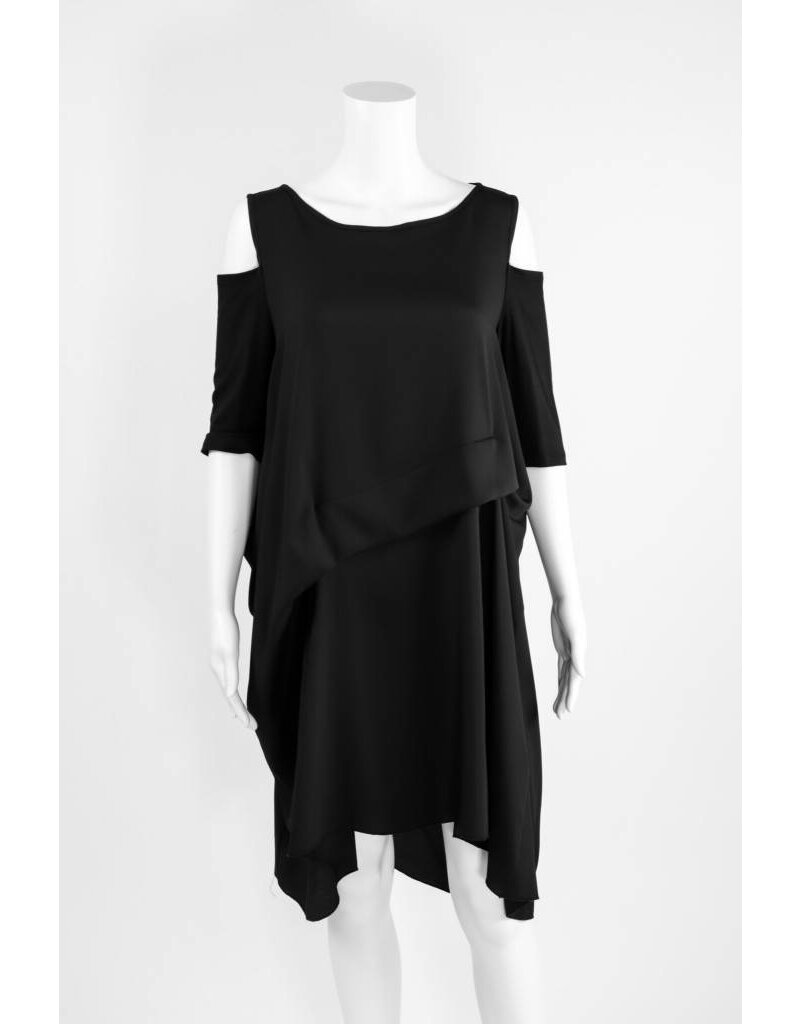 Comfy USA Cold Shoulder Dress