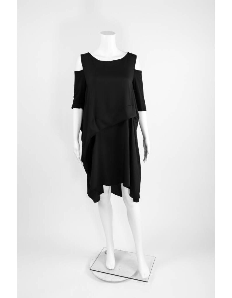 Comfy USA Cold Shoulder Dress